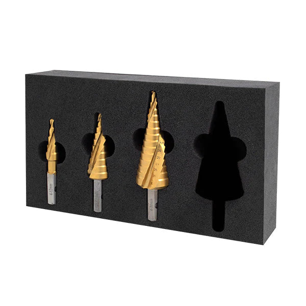 HMT VersaDrive Step Drill Set (12, 22, 30mm) HMT VersaDrive Step Drill Set (12, 22, 30mm)